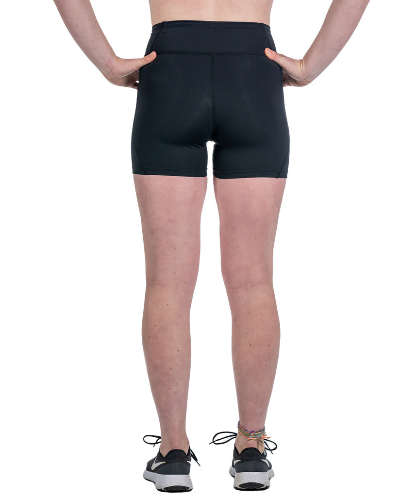 Women's Active Shorts Long - Black